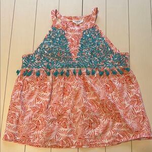 THML 100% Cotton Embroidered Top